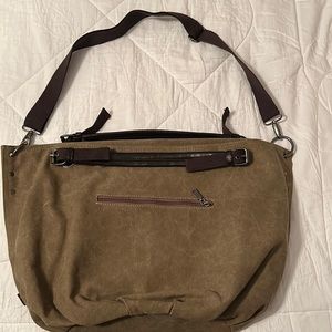 Canvas bag 23” wide x 13” high, 6” wide